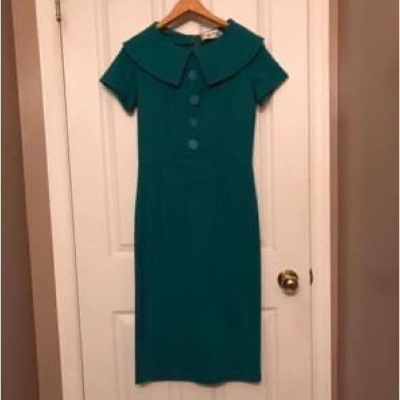 bettie page green dress Olive Green Satin Formal Dress A-Line Square Neck Prom Dresses 21645 –  vigocouture main image 1